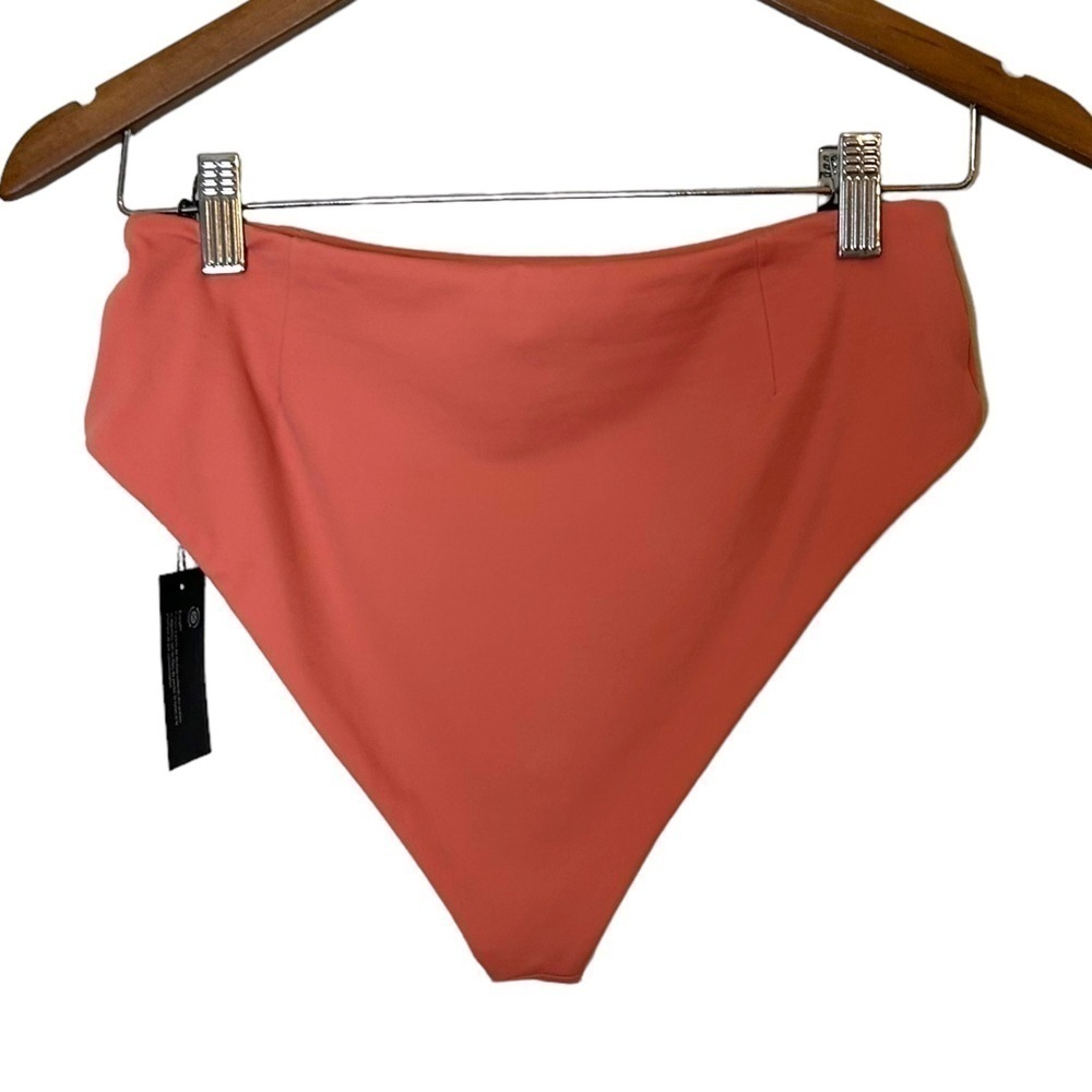 NOIZE Elsie High Rise Swim Bottoms- Dusty Rose - Picture 6 of 10